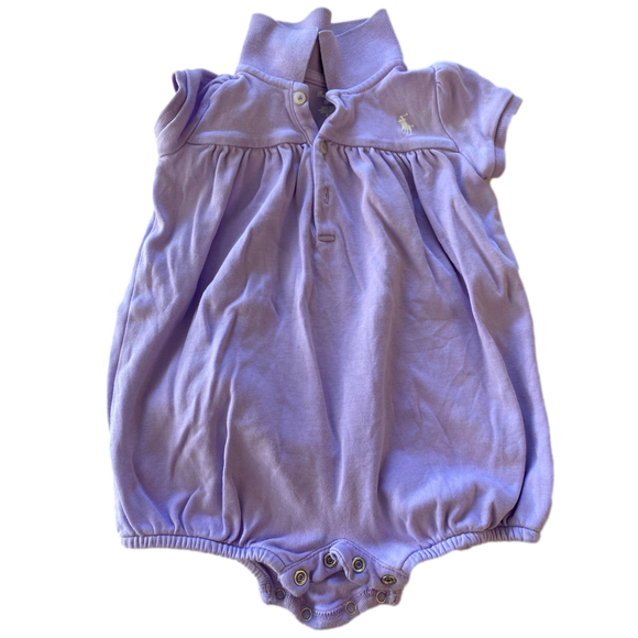 Baby Girl's Polo Pony Bubble Shortalls 9 m - Picture 6 of 6